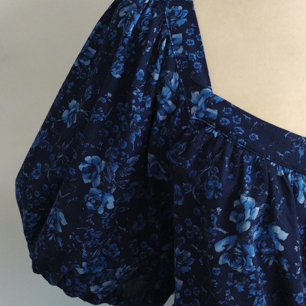 OLD NAVY 3X WOMENS PUFFED SLEEVE
DRESS / ROUNDED NECK - Picture 4 of 9